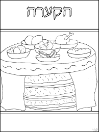 Free coloring page for tisha b'av.דף צביעה לתשעה באב. Free Haggadah Shel Pesach Coloring Pages For Kids