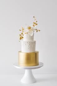 Magnolia Gold Cake Cake Wedding Cake Designs Wedding Cakes