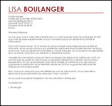 Exemple De Lettre De Motivation Chef De Projet Modele De Lettres De Motivation