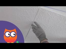 Dalle de plafond en polystyrène expansé majorque, 50×50 cm ep. Tuto Poser Des Dalles De Plafond Decoratives Ooreka Fr Youtube