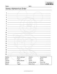 Here is a graphic preview for all the 1st grade, 2nd grade, 3rd grade, 4th grade, 5th grade, 6th grade, 7th grade and 8th grade alphabetical order worksheets. Disney Worksheets Teaching Squared 3rd Grade Math Alphabetical Order Characters Free Disney 3rd Grade Math Worksheets Worksheets Chapter 10 Math Test Kindergarten School Games Clock Templates For Telling Time Speed Math Practice