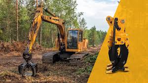 Excavator Rotating Grapple Usage Including Skid Steer | HAWK