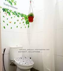 Wallpaper Dinding Kamar Mandi Kreatif Kamar Mandi Kamar Mandi Minimalis Dekorasi Kamar Mandi