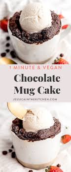 This Chocolate Mug Cake Vegan Will Totally Blow You Away It S Vegan Easily Made In Under 5 Minutes Start To In 2020 Mug Recipes Vegan Mug Cakes Chocolate Mug Cakes