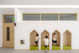 Gallery Of Zhihuishu Kindergarten Portal Architecture 11 Classroom Interior Architecture Design A Space