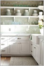 no upper cabinets in the kitchen