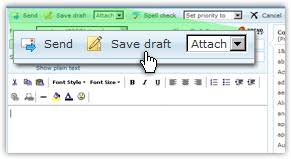 Hotmail Drafts Folder