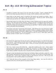 Ill met by moonlight, proud titania. Midsummer Teacherguide