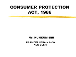 Maybe you would like to learn more about one of these? The Consumer Protection Act 1986 Was Enacted For Better Protection Of The Interests Of Consumers The Provisions Of The Act Came Into Force With Effect Ppt Download