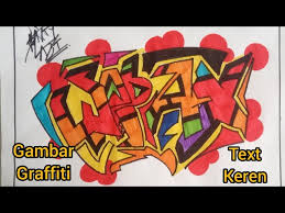 This is a functional font, that is totally legible whilst keeping the graffiti feel, in a brushstroke style. Gambar Graffiti Text Keren Youtube