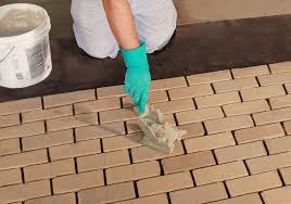 The grout is the most susceptible part of a brick flooring installation. Thin Brick Floor Installation Royal Thin Brick