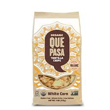 You can bake them or fry them to be perfectly crisp! White Corn Tortilla Chips Que Pasa Foods