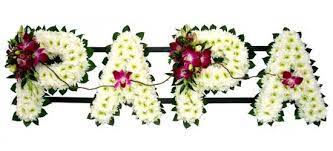 Always receive florist delivered flowers! Dad Daddy Pops Funeral Names Letters