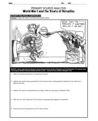 Treaty of versailles cartoon 1 of 1. Treaty Of Versailles Political Cartoon Analysis By History Activated