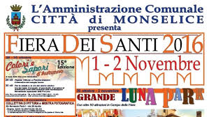 Cerca nel più grande indice di testi integrali mai esistito. Fiera Dei Santi A Monselice L 1 E 2 Novembre 2016 Eventi A Padova