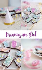Brownies Am Stiel Rezept Fur Einen Kindergeburtstag