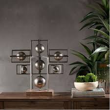 Modern Industrial Metal Geometric Sphere Table Top Decor Decor Table Top Decor Modern Industrial