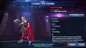 There are many types of iso 8s in marvel future fight ea. Marvel Future Fight Thor Jane Foster 6 Acquired Comics Amino