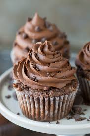 I filled the muffin cups about halfway and they. Chocolate Cupcakes With Real Melted Chocolate In The Batter