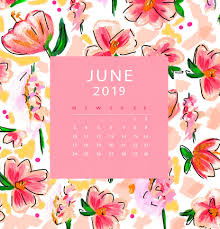 June 2019 Floral Design Iphone Calendar Wallpaper June June2019 Iphonecalen Calendar Wallpaper Free Printable Calendar Templates Printable Calendar Template