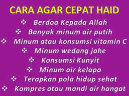 Doa Agar Cepat Haid Dan Cara Alami Agar Haid Lancar Dalam Islam
