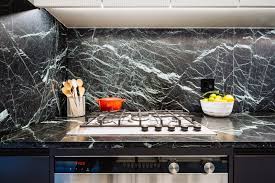 Green marble countertop by c. Photo 1 Of 5319 In Kitchen Photos From A New York Transplant Remakes One Of Mies Van Der Rohe S Coveted Townhouses In Detroit Dwell