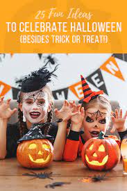 50 Fun Alternatives To Trick Or Treating Halloween Kids Halloween Photo Booth Fun Halloween Activities