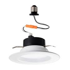 Philips 5 In 6 In 65 Watt Equivalent White Recessed Dimmable Integrated Led Retrofit Trim Daylight 5000k 802397 The Home Depot