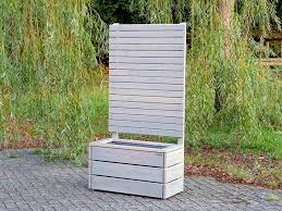 Sichtschutz Ohne Befestigung Zaun Zum Bepflanzen Pflanzkasten Pflanzkasten Pflanzkasten Holz Sichtschutz