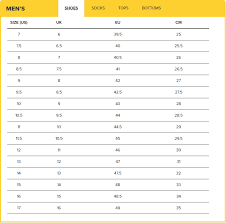 Keen Kid Shoe Size Chart