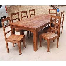 Rustic 8 Person Large Kitchen Dining Table Solid Wood 9 Pc Chair Set Furniture Dining Table In Kitchen Kitchen Table Wood Kitchen Table Settings