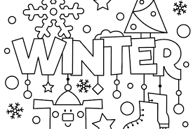 Also check out our other holiday coloring pages with a variety of drawings to print and paint. Winter Puzzle Coloring Pages Free Printable Winter Themed Activity Pages For Kids Printables 30seconds Mom
