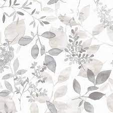 Nuwallpaper Nus3144 Grey Breezy Peel Stick Peel And Stick Wallpaper Amazon Com Botanical Wallpaper Watercolor Wallpaper Wallpaper Samples