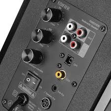 Amazon Com Edifier R1850db 主动书架箱音箱带蓝牙和光纤输入 2 0监听音箱扬声器 内置放大器带低音炮 Line Out Home Audio Theater Multimedia Speakers Bookshelf Speakers Speaker