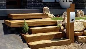 Front Entrance Deck Steps Backyard Retaining Walls Landscaping Retaining Walls