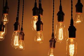 Repurposed Oak Industrial Hanging Light With Edison By Urbanchandy 450 00 Industrial Hanging Lights Hanging Edison Lights Edison Lighting
