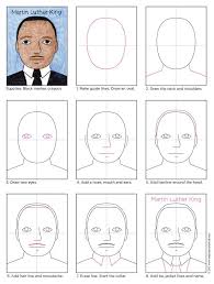 Biografia De Martin Luther King Livro Draw Martin Luther King Art Projects For Kids Martin Luther King Art Projects Martin Luther King Art Martin Luther King Jr Crafts