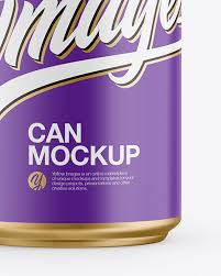Download Matte Finish Aluminum Drink Can Mockup In Can Mockups On Yellow Images Object Mockups PSD Mockup Templates