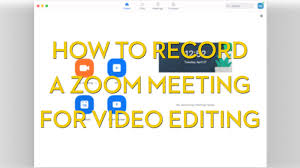Start google meeting and select the screen recording mode (fullscreen or a window) on vmaker. How To Record A Zoom Meeting In High Quality For Video Editing Jonny Elwyn Film Editor