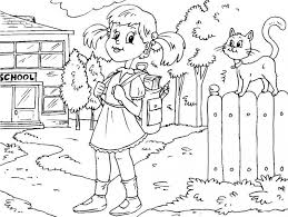 Desene Cu Scoala De Colorat Imagini și Planșe De Colorat Cu Elevi