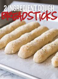 What ingredients are needed to make this 3. 2 Ingredient Dough Garlic Breadsticks I Wash You Dry