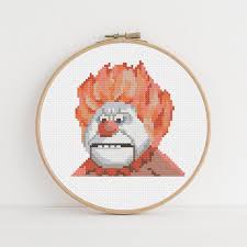 For larger count fabric, increase the number of strands of floss as needed. Heat Miser Rankin Bass Cross Stitch Pattern Christmas Etsy Cross Stitch Patterns Christmas Cross Stitch Patterns Modern Cross Stitch Patterns