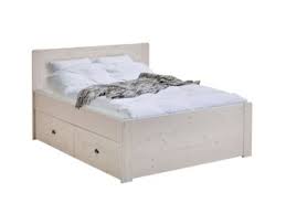 Lit 160x200 Cm Nola Blanc Meuble Canape Lit Achat Meuble