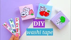 Use the tape horizontally for patterns and wide feathers and if you feel like you they're so easy to make that i left the supplies out as an invitation to create and everyone in the household did. How To Make Washi Tape At Home Diy Washi Tape Paper Craft Diy Your Own Washi Tape Shorts Monkey Viral