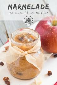 Bratapfel Marmelade Mit Marzipan Backen Macht Glucklich Rezept Bratapfel Marmelade Gebratene Apfel Apfel Marmelade