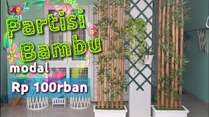 Jadi, jangan berhenti mencoba berbagai model sekat yang diinginkan. Partisi Ruangan Minimalis Bahan Bambu Desain Rumah Scandinavian Stayathome Youtube