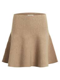 Moth anthropologie red & orange knubby knit pencil skirt, size small. Knitted Skirt Vila