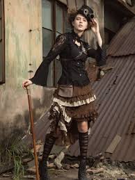 Steampunk 20v In 2020 Steampunk Dress Steampunk Skirt Steampunk Clothing