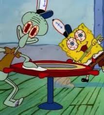 Check spelling or type a new query. Reactions On Twitter Spongebob And Squidward Very Tired Delirious Smiling Cleaning The Krusty Krab