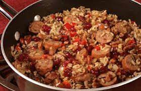 I can tell you that it's super delicious, though! Moms Who Cook Stuff Chicken Apple Gouda Smoked Sausage With Rice Chicken Sausage Recipes Sausage Dishes Sausage Recipes